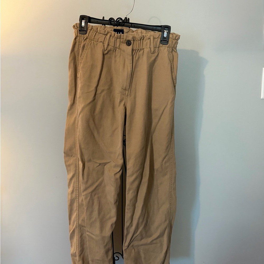 New without tags GAP Women's Tan wash twill pants size XS elastic waist